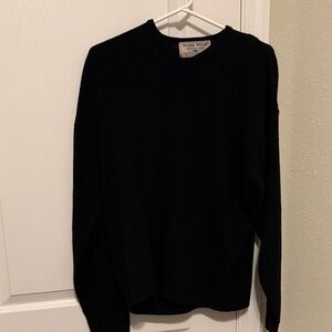 Men’s Black V-Neck Sweater